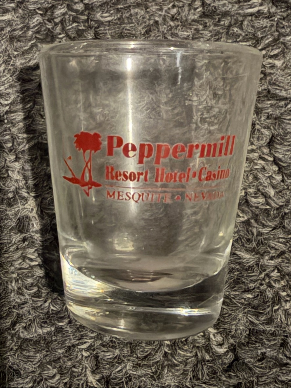 Peppermill resort hotel casino in mesquite nevada shot glass